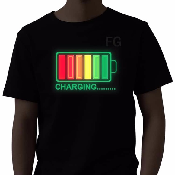 Led flashing t shirts - Picture 4 of 7